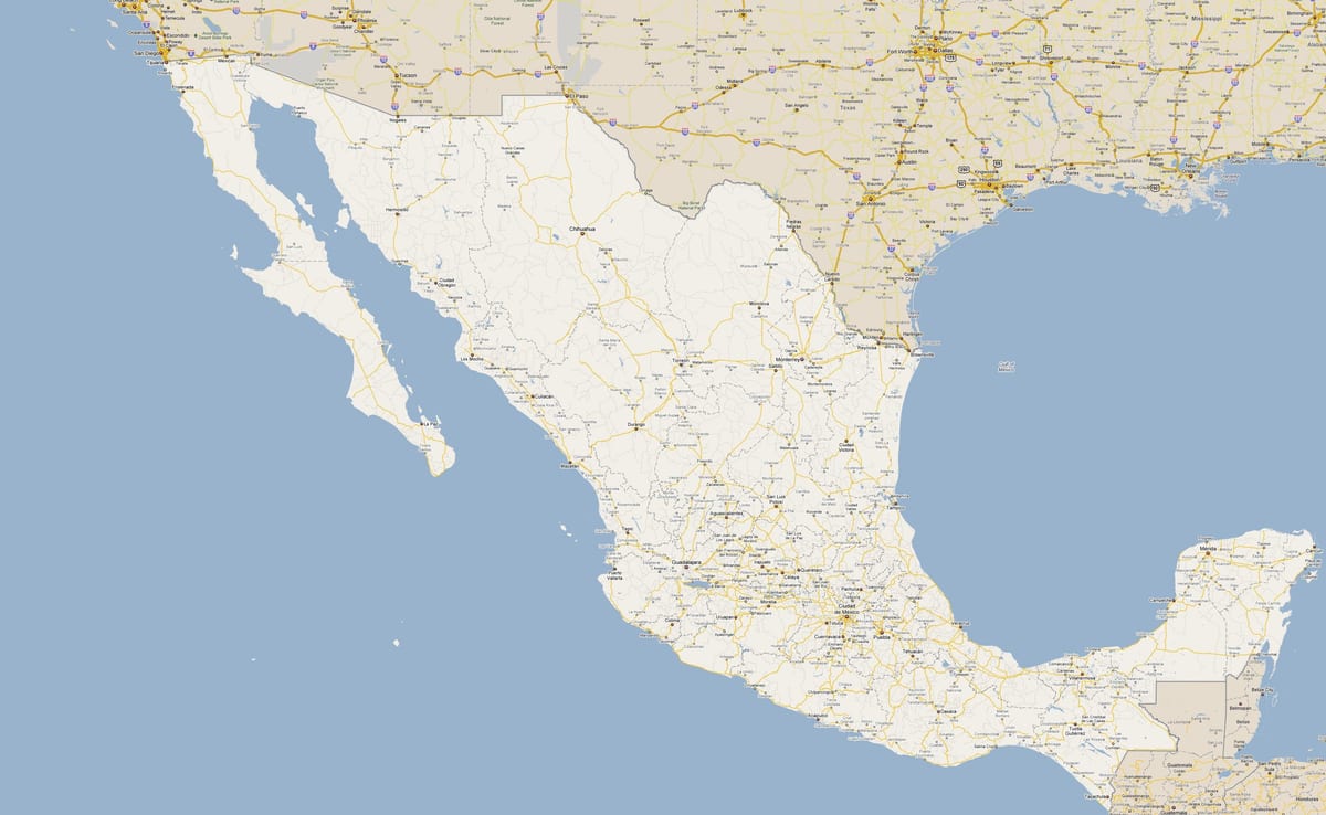 地図メキシコのスタジアム