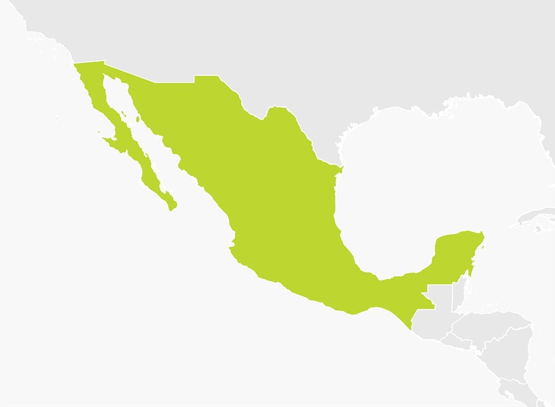 地図のメキシコpng