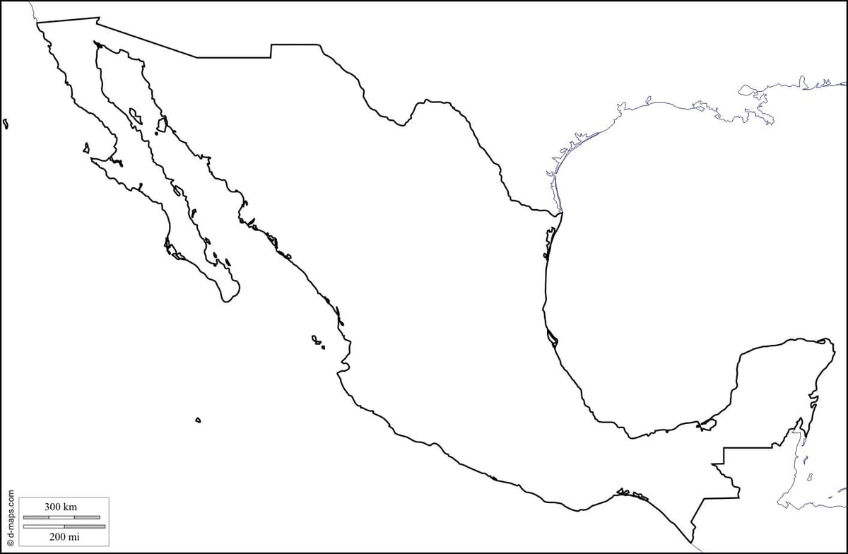 概要メキシコの地図