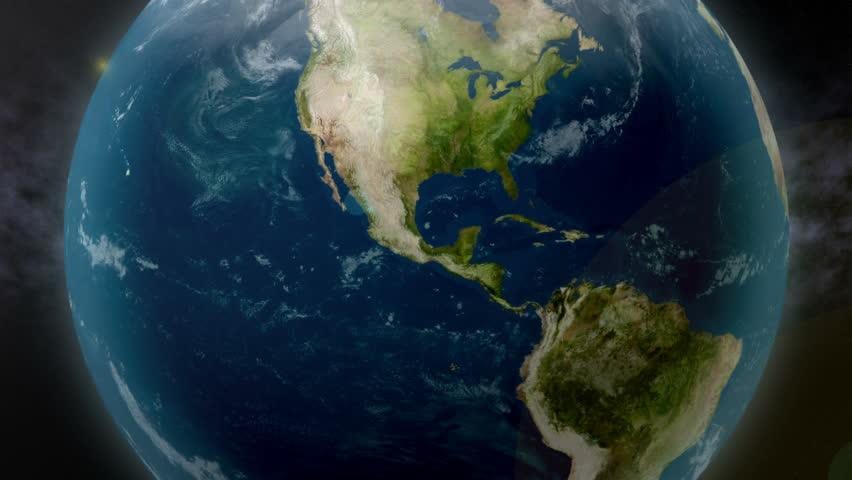 地図のメキシコの地球