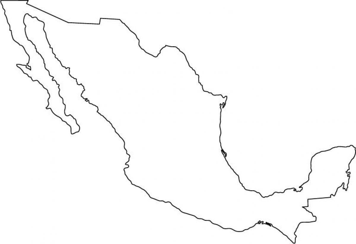 メキシコの概要地図