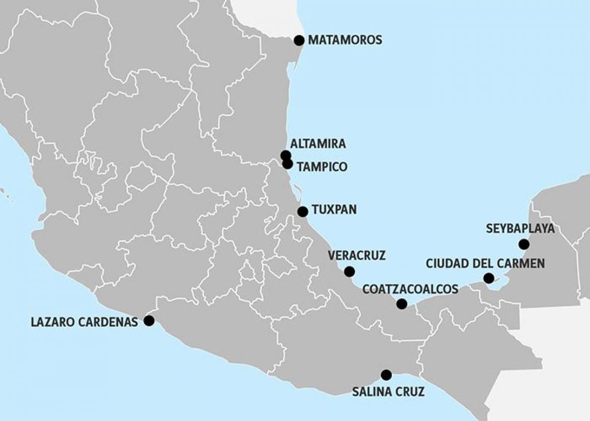 地図のメキシコポート