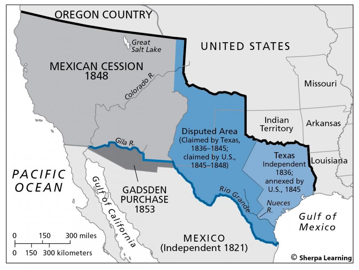 地図のメキシコの譲渡