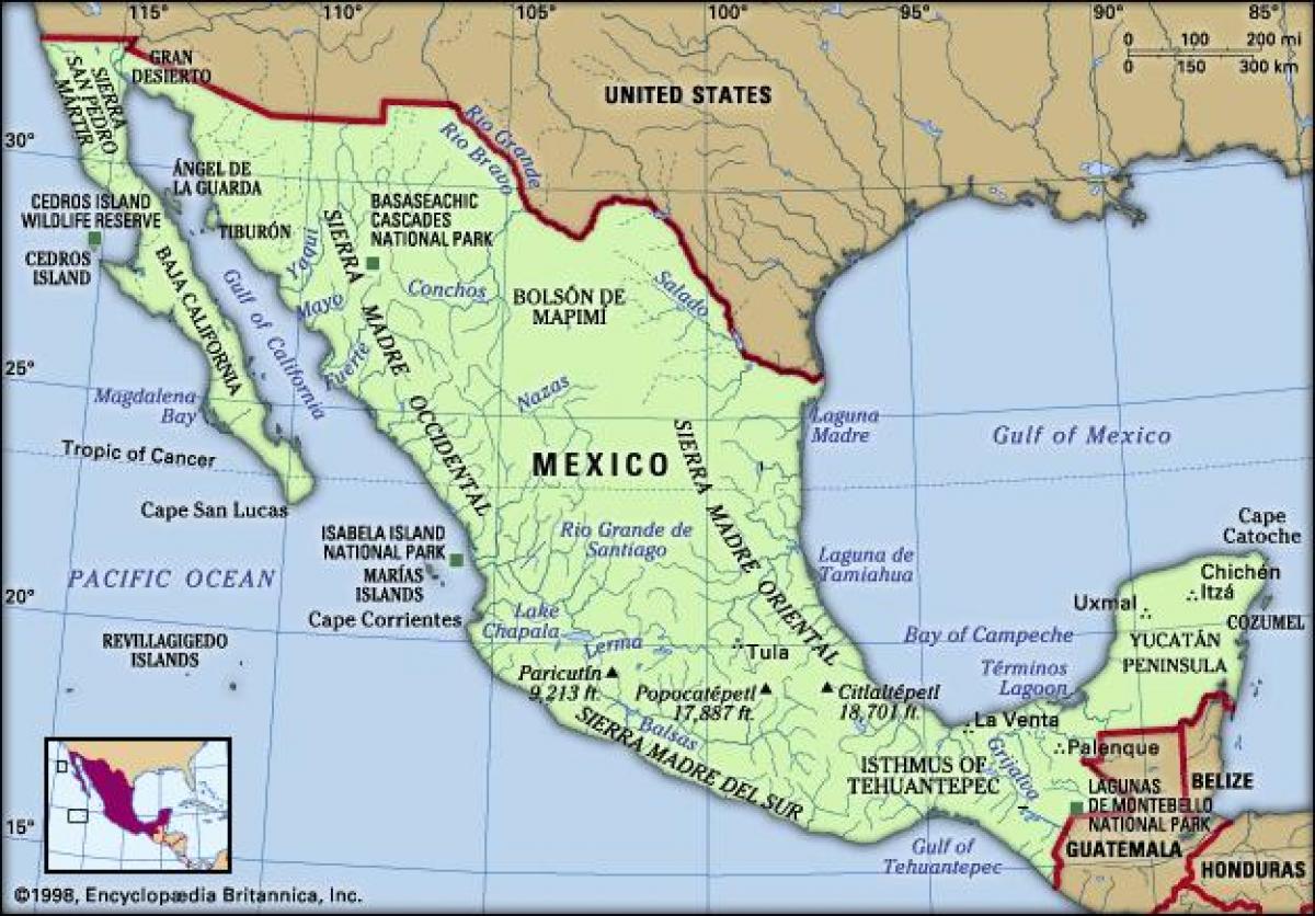 メキシコの地図のためのキッズ