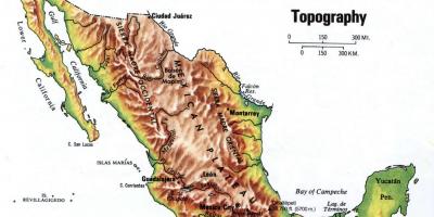 メキシコの地図 地図メキシコ 中央アメリカ ア