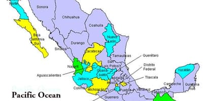 地図valleyのメキシコ