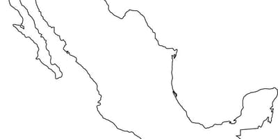 メキシコの概要地図