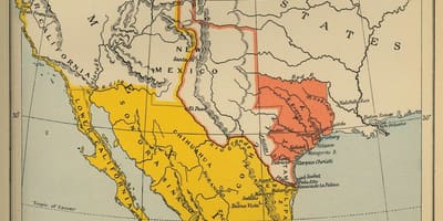 地図のメキシコ1700