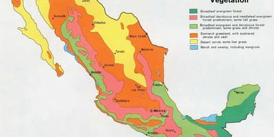 地図のメキシコnatual源