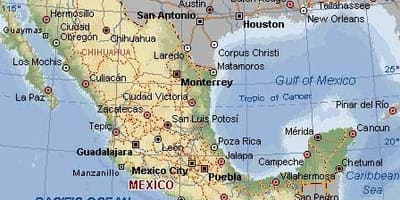 メキシカンのピラミッド地図