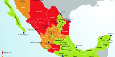 メキシコ旅行情報地図