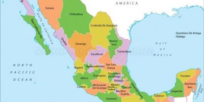地図メキシコ州
