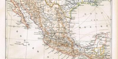 メキシコの古地図