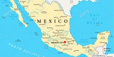 メキシコの都市の地図